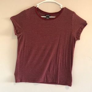 Maroon Striped Shirt🤍